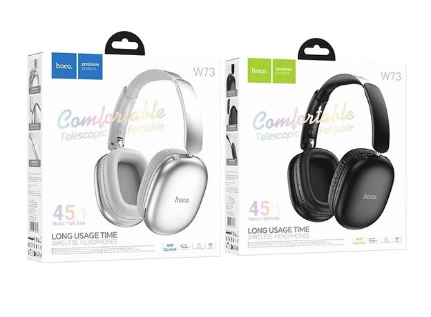 Наушники Bluetooth HOCO W73 Graceful BT, Silver — купить в Кишинёве | Bluetooth | Hi-Tech Moldova