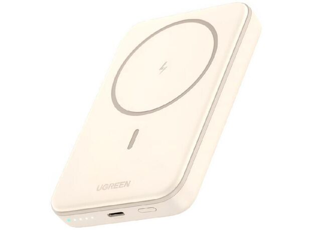 Портативный аккумулятор UGREEN Mini Magnetic Wireless Qi 10000mAh,20W, (25208) Beige — купить в Кишинёве | Портативный аккумулятор (Powerbank) | Hi-Tech Moldova