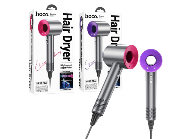 Фен HOCO Hoco HP11 Plus High-speed, Purple — купить в Кишинёве | Товар без акции | Hi-Tech Moldova