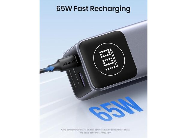 Power Bank UGREEN Nexode Flight Approved 12000mAh, 100W, (35526B) Grey — cumpără în Chișinău | Baterii externe | Hi-Tech Moldova