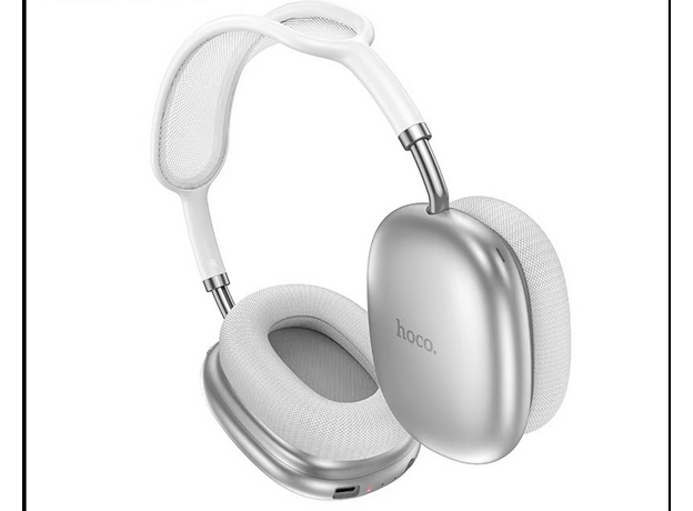 Наушники Bluetooth HOCO W55 Plus Happiness ANC BT, Silver — купить в Кишинёве | Bluetooth | Hi-Tech Moldova