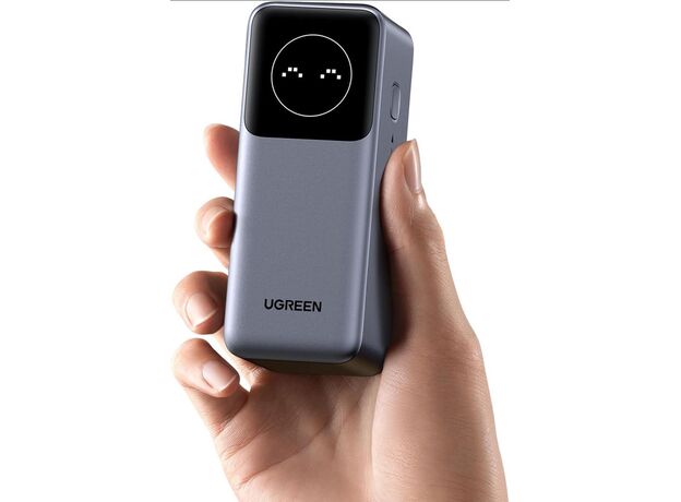 Power Bank UGREEN Nexode Flight Approved 12000mAh, 100W, (35526B) Grey — cumpără în Chișinău | Baterii externe | Hi-Tech Moldova