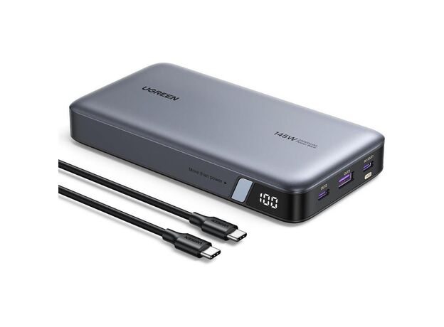 Портативный аккумулятор UGREEN Nexode Flight Approved PD3.1 25000mAh, 145W, (90597A) Grey — купить в Кишинёве | Портативный аккумулятор (Powerbank) | Hi-Tech Moldova