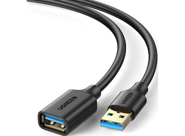 Кабель Type-C UGREEN CabluUSB 3.0 Extension Male 3 m US129 (30127), Black — купить в Кишинёве | Товар без акции | Hi-Tech Moldova