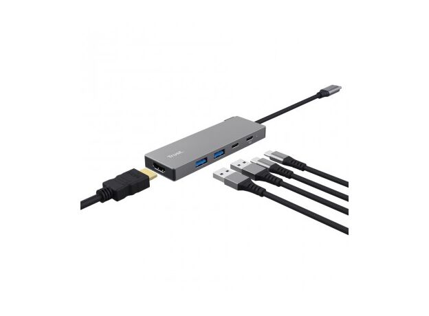Адаптер Trust Dalyx 5in1 USB-C Multiport (TR_26062) — купить в Кишинёве | Товар без акции | Hi-Tech Moldova