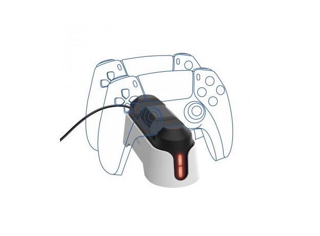 Двойная зарядная док-станция для контроллеров PS5 Trust Gaming GXT 228 (TR_25597) — купить в Кишинёве | Товар без акции | Hi-Tech Moldova