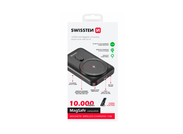 Power Bank Swissten PD 20W (10000 mA*h) — cumpără în Chișinău | Baterii externe | Hi-Tech Moldova