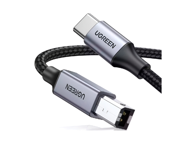 Кабель USB UGREEN USB-C to USB-B 2.0 ,2m, Black (80807) — купить в Кишинёве | Товар без акции | Hi-Tech Moldova