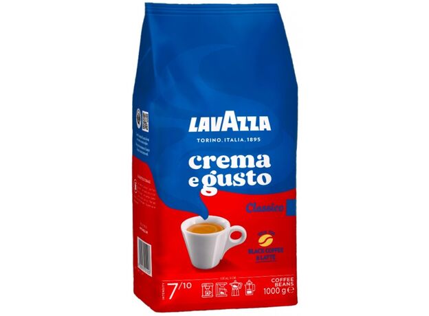 Cafea boabe Lavazza Crema e Gusto 1kg — cumpără în Chișinău | Cafea | Hi-Tech Moldova