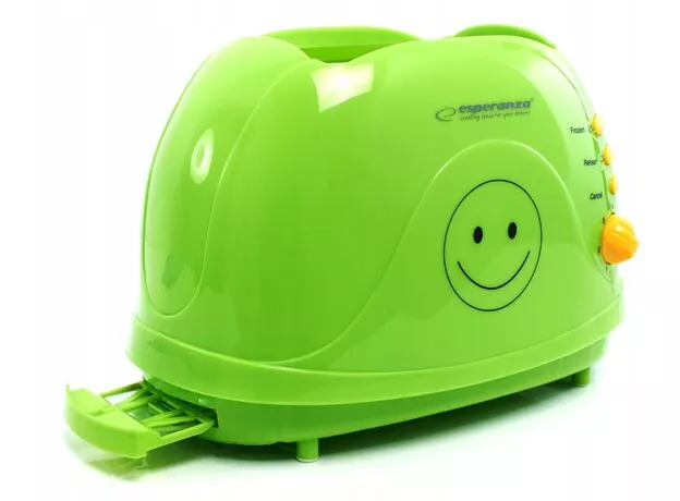 Prajitor de piine Esperanza Smiley EKT003 Green — cumpără în Chișinău | Prăjitoare de pâine | Hi-Tech Moldova