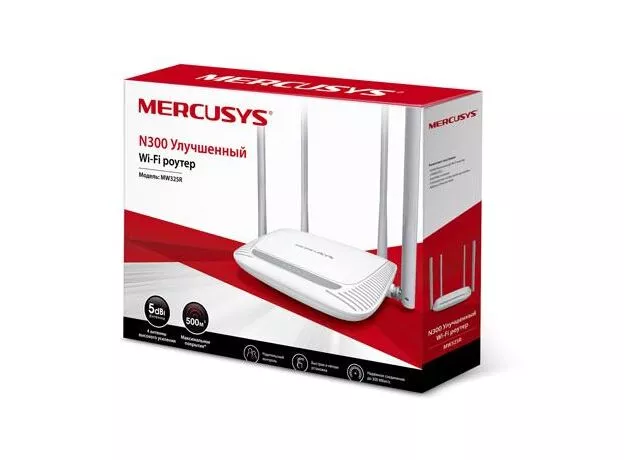 WI-FI Router Mercusys MW325R — cumpără în Chișinău | Routere și adaptoare WiFi | Hi-Tech Moldova