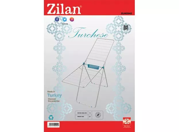 Uscator de rufe Zilan ZLN2942 Turchese — cumpără în Chișinău | Uscătoare de rufe casnice | Hi-Tech Moldova
