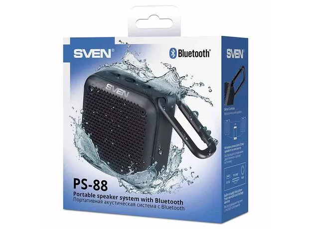 Boxa portabila Sven PS-88 Black — cumpără în Chișinău | Sisteme audio portabile | Hi-Tech Moldova