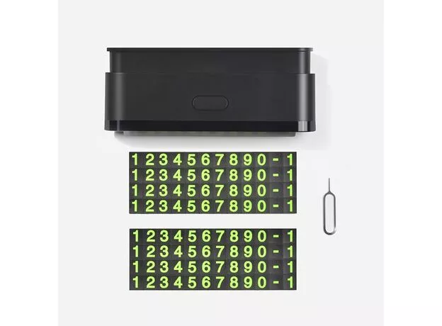 Suport numar de telefon p/u parcare temporara HOCO CPH19, Black — cumpără în Chișinău | Produse auto | Hi-Tech Moldova