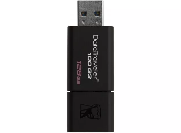 Flash USB 3.1 Kingston 128GB DT100G3 (DT100G3/128GB) — cumpără în Chișinău | Unități USB | Hi-Tech Moldova