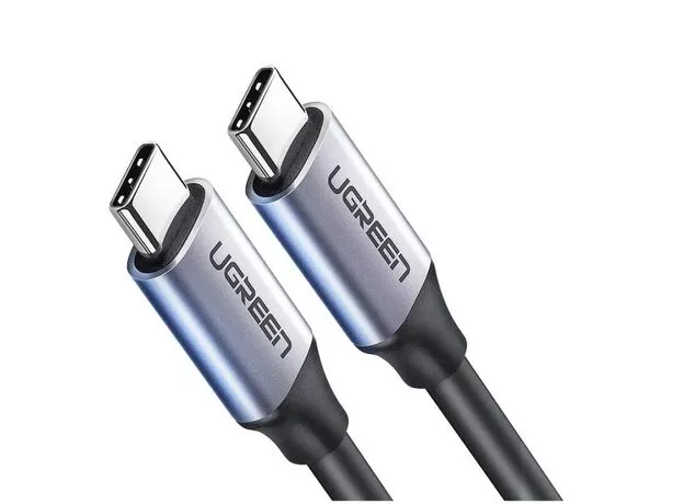 Cablu USB UGREEN US161, Type-C 3.1/Type-C 3.1 Gen 1, Gray (50751) — cumpără în Chișinău | Type-C | Hi-Tech Moldova