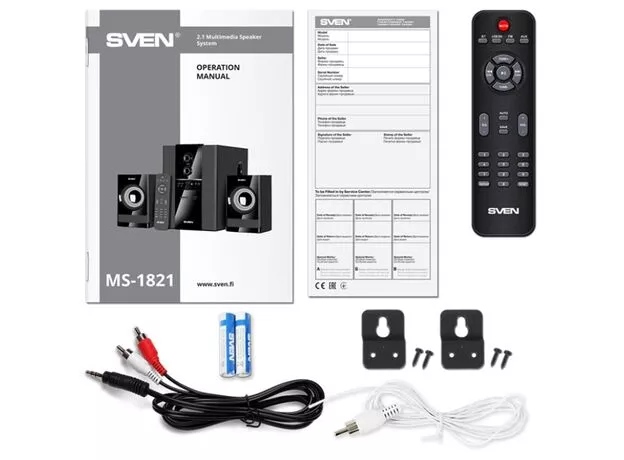 Акустическая система Sven MS-1821 Black — купить в Кишинёве | Акустические системы | Hi-Tech Moldova