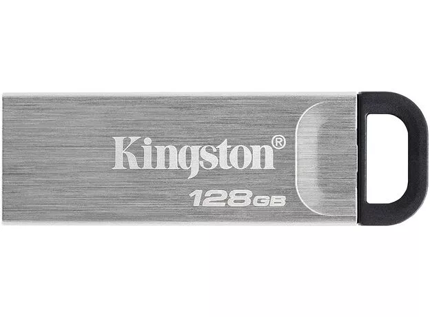 Flash USB 3.2 Kingston 128GB DataTraveler Kyson (DTKN/128GB), Silver — cumpără în Chișinău | Unități USB | Hi-Tech Moldova