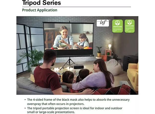Ecran proiector Elite Screens 100" (16:9) 222x125 cm (T100UWH) — cumpără în Chișinău | Ecrane de proiecţie | Hi-Tech Moldova