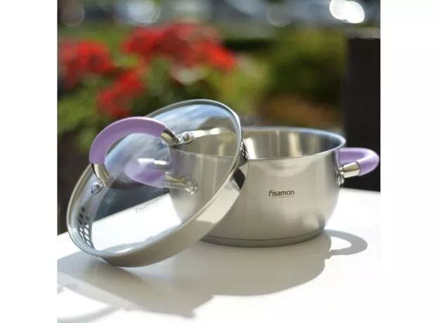 Cratita Fissman Annette 5480 2.0l (18x9cm)+capac sticla — cumpără în Chișinău | Cratițe | Hi-Tech Moldova